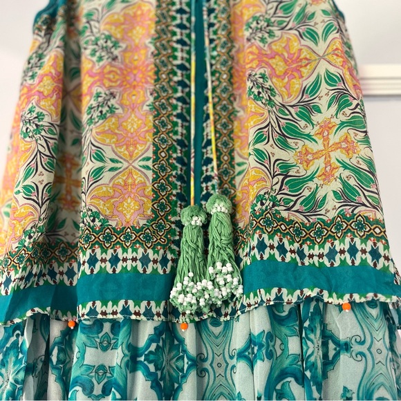 Hemant & Nandita Moana Silk Mini Dress - Picture 9 of 14